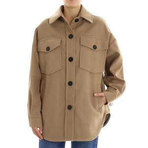 CAMICIONE FRANGE TORTORA